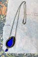 Arch of Una ~ Cobalt Stained Glass Gothic Arch Amulet Fashion