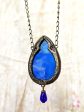 Arch of Una ~ Cobalt Stained Glass Gothic Arch Amulet Fashion