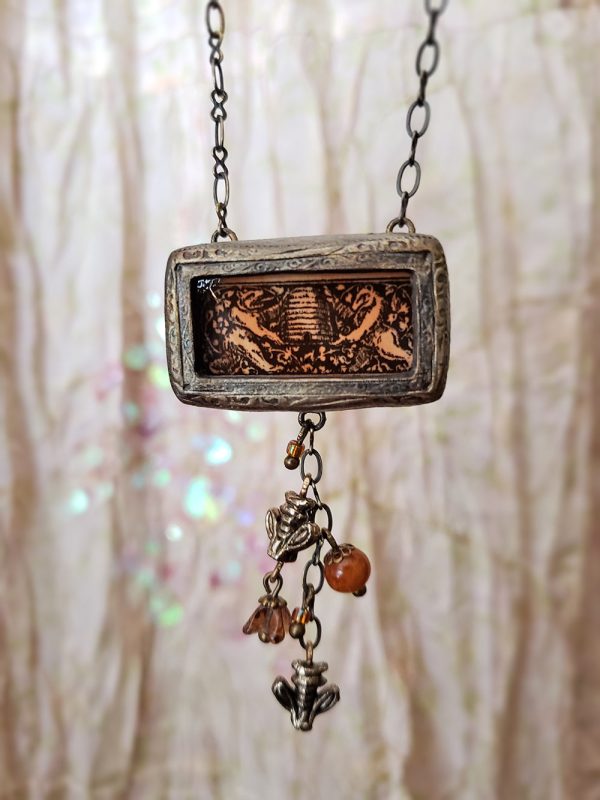 Bears & Hive & Bees ~ Pictorial Shrine Amulet For Discount