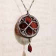 persephone - floriated clover miracle window amulet on Sale