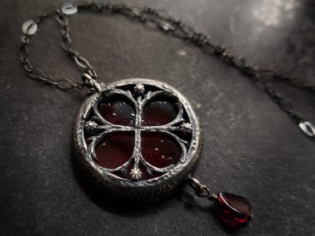 persephone - floriated clover miracle window amulet on Sale