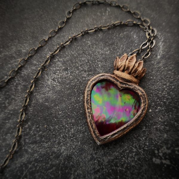 lux vivens - a sacred heart amulet For Discount