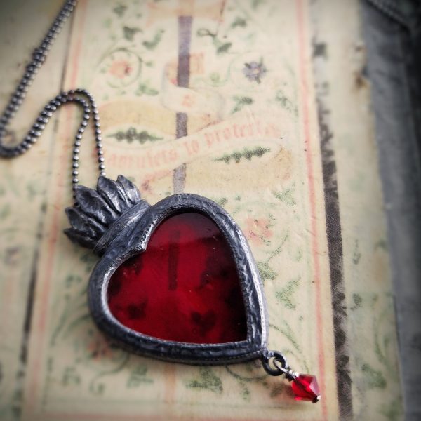 calabrum - sacred heart amulet Hot on Sale