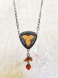 Secret Fire Trefoil Stained Glass Amulet For Discount