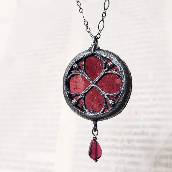 persephone - floriated clover miracle window amulet on Sale