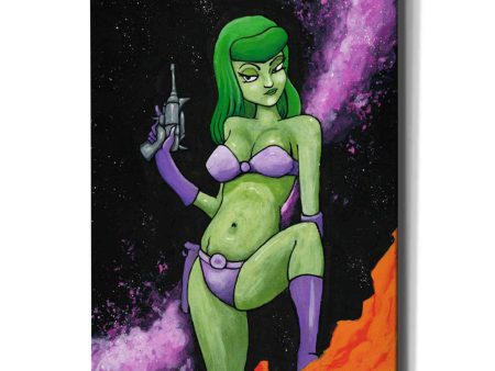 Green Space Girl  Craig Snodgrass, Canvas Wall Art For Sale