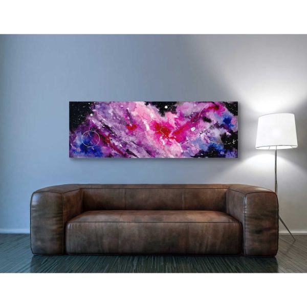 Watercolor Nebula Fushia  by Craig Snodgrass, Canvas Wall Art Online now