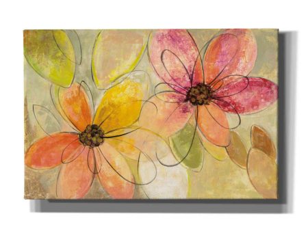 Neon Floral  by Silvia Vassileva, Canvas Wall Art Cheap