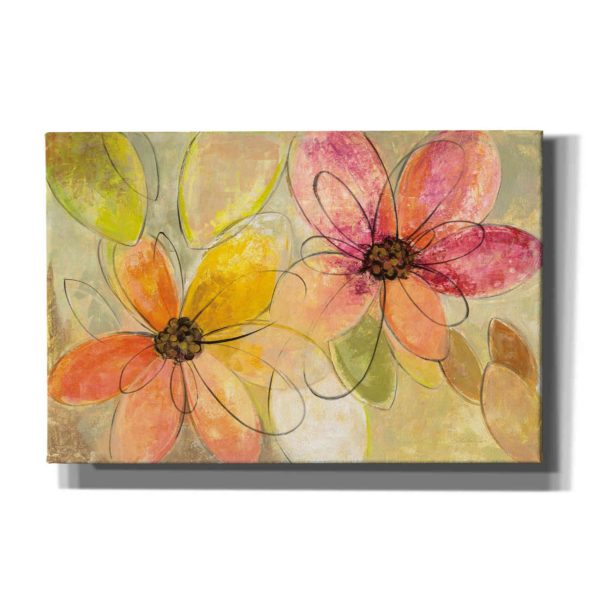 Neon Floral  by Silvia Vassileva, Canvas Wall Art Cheap