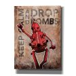 Drop Bombs  by Craig Snodgrass, Canvas Wall Art For Sale