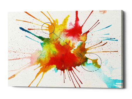 Watercolor Splat  by Craig Snodgrass, Canvas Wall Art Hot on Sale