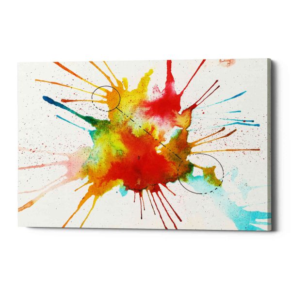 Watercolor Splat  by Craig Snodgrass, Canvas Wall Art Hot on Sale