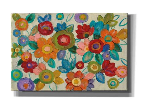 Decorative Flowers  by Silvia Vassileva, Canvas Wall Art Supply