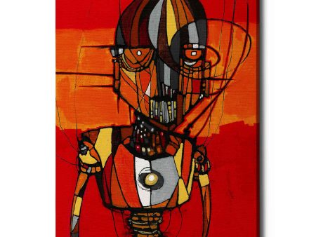 Segmented Man Orange  by Craig Snodgrass, Canvas Wall Art Online Hot Sale