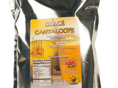 Cantaloupe 4 in 1 Mix for Bubble Tea, Smoothies, Lattes and Frappes, 3 lbs. Bag (Case 6 x 3 lbs. Bags) - Made in the USA Online Hot Sale