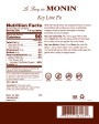 Key Lime Pie - Monin - Premium Syrups and Flavourings - 4 x 1 L per case Supply