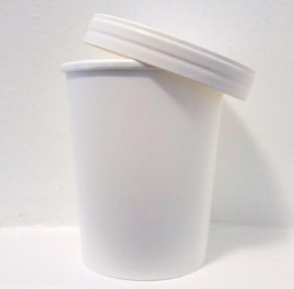 Serveware – White Ring Paper Lid for Pint Container (Container Sold Separately) Online now