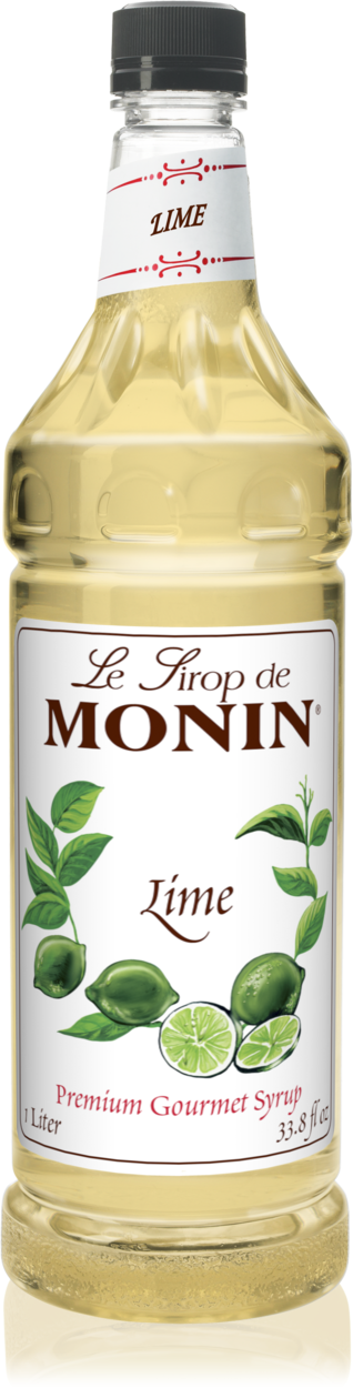 Lime - Monin - Premium Syrups and Flavourings - 4 x 1 L per case on Sale