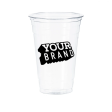 20 oz Custom Printed PET Cold Cups - 1,000 cs - 20 Cases Minimum Supply