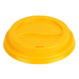 SOMI CUPLHD-YEL, Lid Cup Dome, Yellow Fits 8sq. 10-24oz Cup 50x20, PS, 7.71 LBS, PACK SIZE 1000 Supply