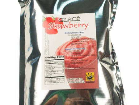 Strawberry 4 in 1 Mix for Bubble Tea, Smoothies, Lattes and Frappes, 3 lbs. Bag (Case 6 x 3 lbs. Bags) - Made in the USA Online Sale