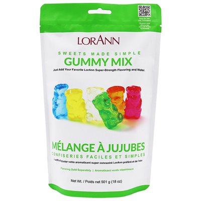 Gummy Mix - Candy Kits and Mixes - 501 grams (18 oz) Bag or 25 Pound Box Cheap