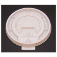 SOMI CUPLFH10 24W-PR, Lid Cup Flat, White Fits 8sq. 10-24oz Cup 50x20,   6.55 LBS, PACK SIZE 1000 Online now