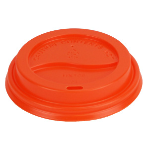 SOMI CUPLHD-ORN, Lid Cup Dome, Orange Fits 8sq. 10-24oz Cup 50x20, PS,   7.71 LBS, PACK SIZE 1000 For Discount