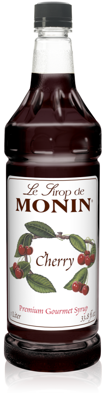 Cherry - Monin - Premium Syrups and Flavourings - 4 x 1 L per case For Sale