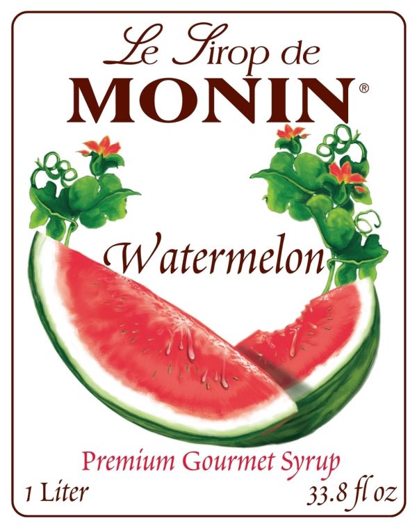 Watermelon - Monin - Premium Syrups and Flavourings - 4 x 1 L per case Supply