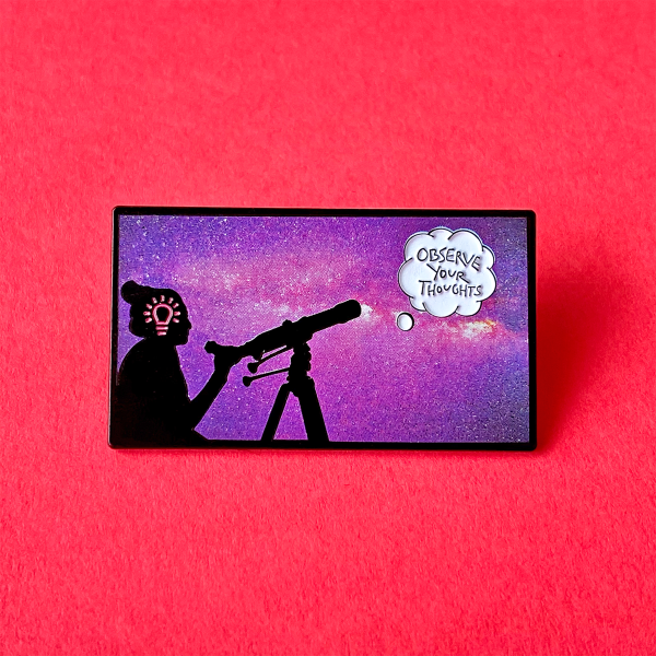 Observe Thoughts Pin Hot on Sale