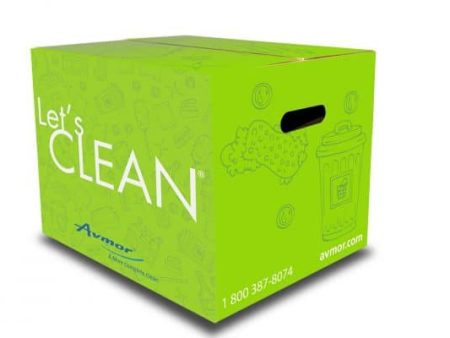 “Let’s Clean®” – Food Service Sanitation Box - Avmor - All In One Cleaning Solution Online now