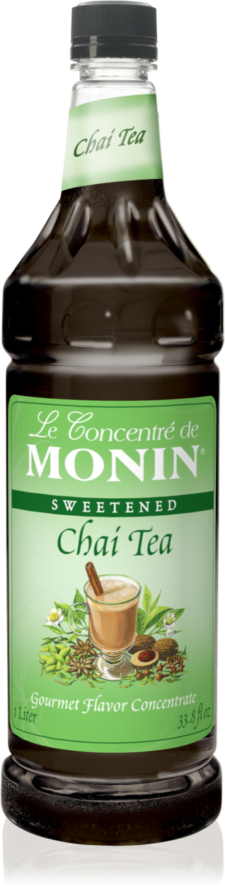 Chai Tea Concentrate - Monin - Premium Syrups and Flavourings - 4 x 1 L per case on Sale