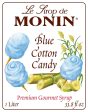 Blue Cotton Candy - Monin - Premium Syrups and Flavourings - 4 x 1 L per case Discount