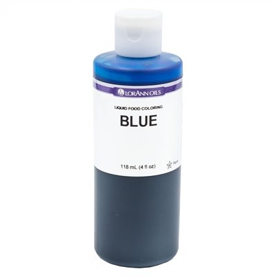 Blue Liquid Food Color - Liquid Food Coloring - 4 oz - 1 Gallon For Sale