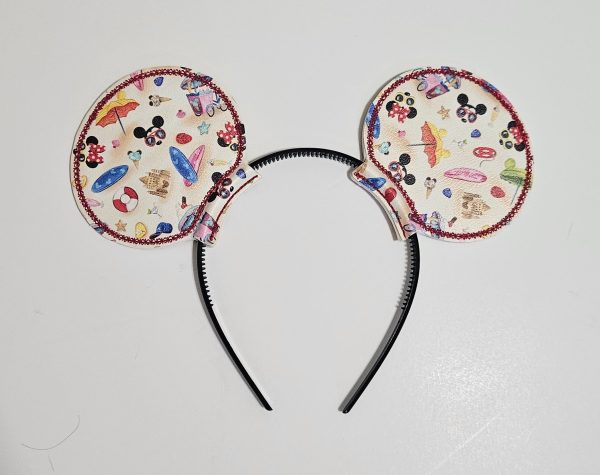 Interchangeable Ears - Mickey and Minnie Beach Theme on Sale