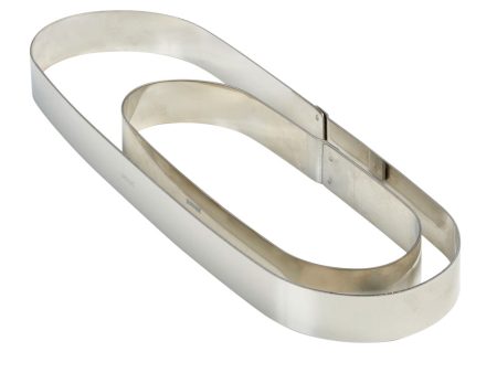 Pregel - 
 Pavoni® Stainless Steel Cake Ring - Oval Small (1 ring) Online now