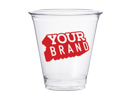 12 oz Custom Printed PET Cold Cups - 1,000 cs - 20 Cases Minimum For Sale