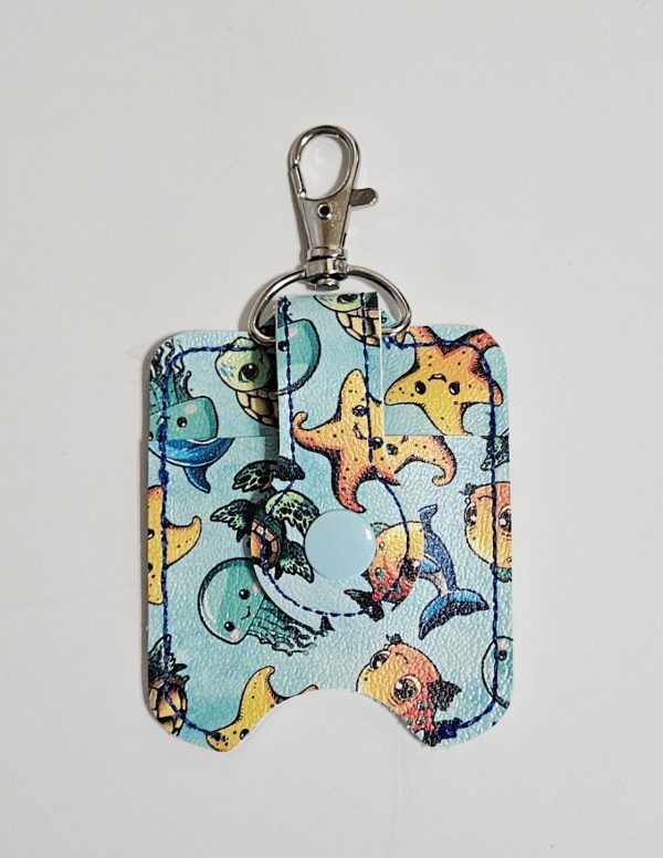 Hand Sanitizer Holder - Happy Sea Creatures Discount