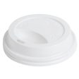 White Dome Hot Cup Lid (for 10, 12, 16 and 20 oz Hot cups) 1000 lids Supply