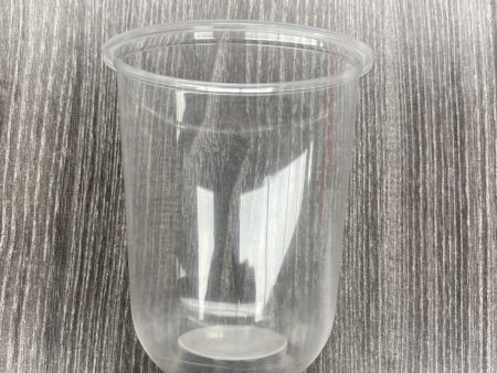 U500 - U Shaped - PP Clear Cups 95mm 500cc (16 oz) 1000 cups. Perfect for cup sealing machine and or dome and flat lids. Supply