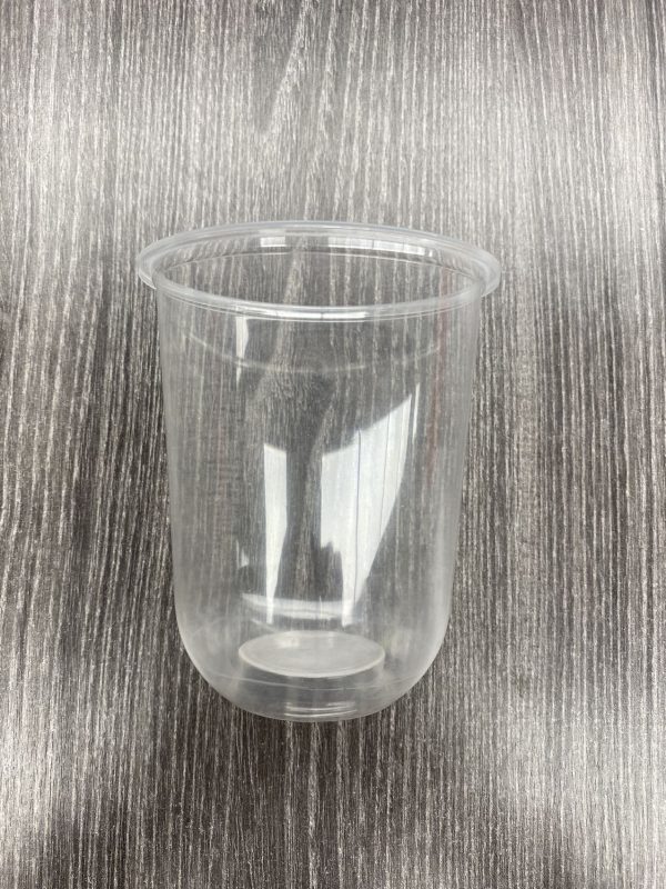 U500 - U Shaped - PP Clear Cups 95mm 500cc (16 oz) 1000 cups. Perfect for cup sealing machine and or dome and flat lids. Supply