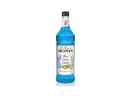 Blue Cotton Candy - Monin - Premium Syrups and Flavourings - 4 x 1 L per case Discount