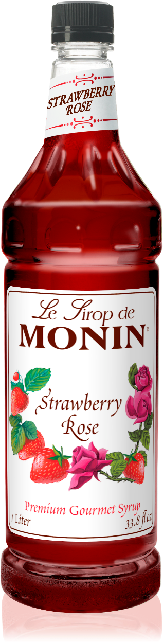 Strawberry Rose - Monin - Premium Syrups and Flavourings - 4 x 1 L per case Cheap