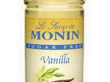 Sugar Free Vanilla - Monin - Premium Syrups and Flavourings - 4 x 1 L per case For Sale