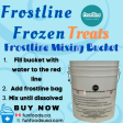 Frostline Soft Serve | Slush Mixing Bucket, Lid and Whip - Mixing Bundle Supply