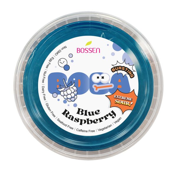 Blue Raspberry Sour Bursting Boba | Sour Popping Boba | Foodservice Canada Distribution Cheap