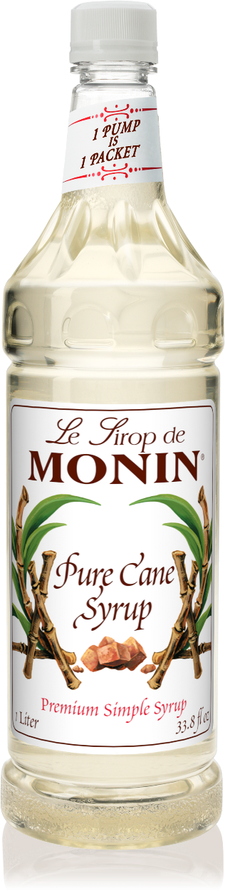 Pure Cane - Monin - Premium Syrups and Flavourings - 4 x 1 L per case Supply