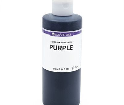 Purple Liquid Food Color - Liquid Food Coloring - 4 oz, 1 Gallon Hot on Sale