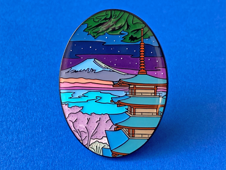 Mount Fuji Pin For Cheap